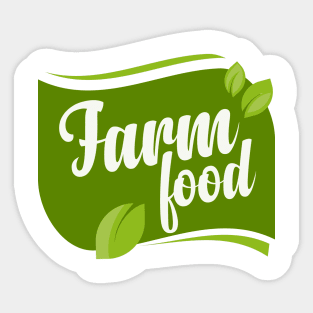 Farm Food Sticker